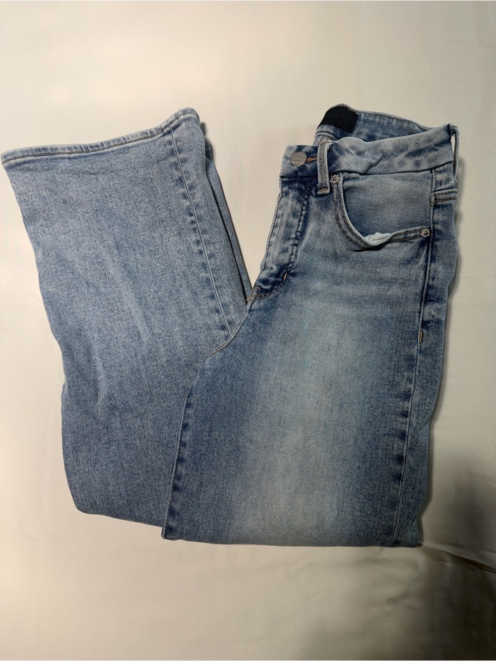 Buckle Light Blue Straight Leg Jeans
